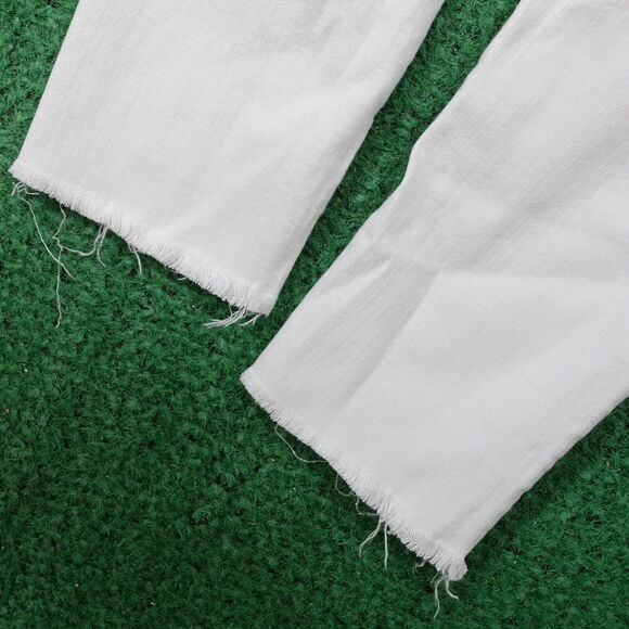 ADRIANO GOLDSCHMIED THE MIDDI ANKLE WHITE DENIM JEANS WOMENS SZ 28 28R - Picture 12 of 15